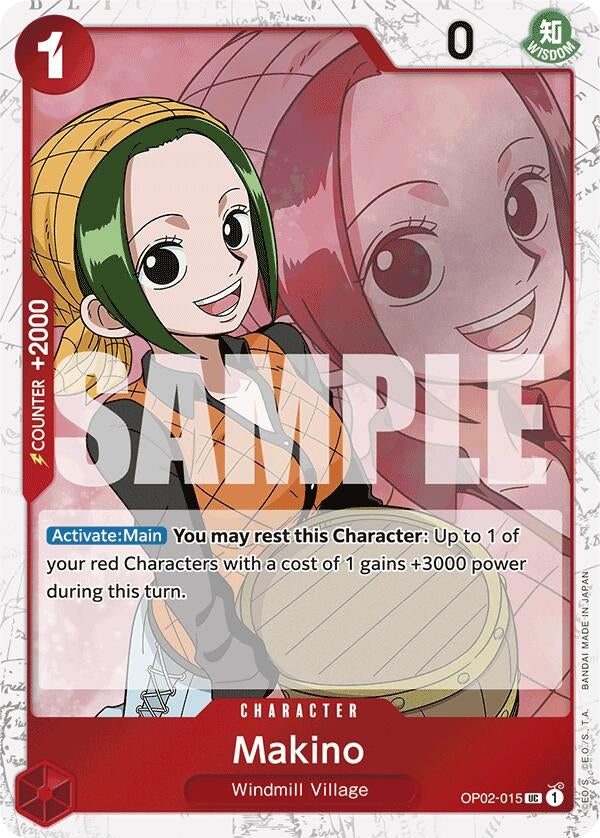 Image for Makino (Jolly Roger Foil) (OP02-015) - One Piece Card Game