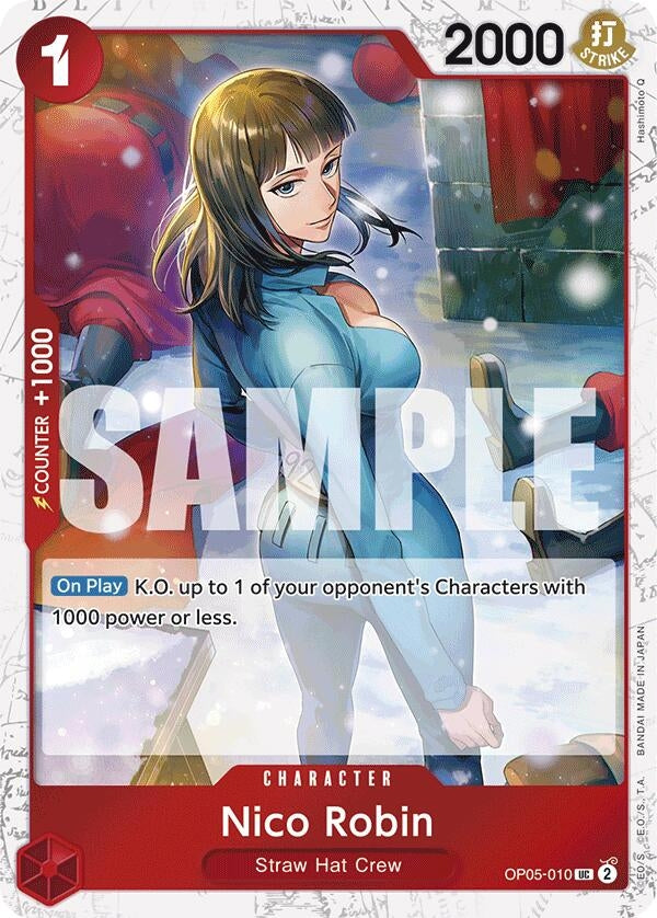 Image for Nico Robin (Jolly Roger Foil) (OP05-010) - One Piece Card Game