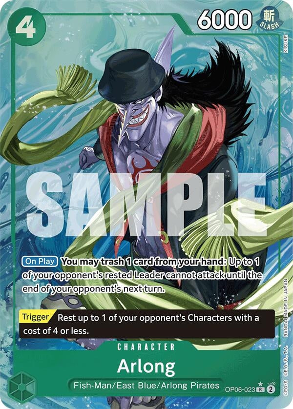 Image for Arlong (Alternate Art) (OP06-023) - One Piece Card Game
