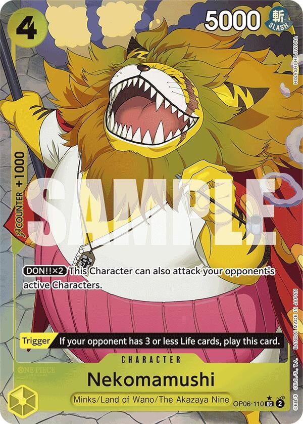 Image for Nekomamushi (Full Art) (OP06-110) - One Piece Card Game