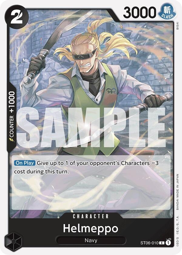 Image for Helmeppo (Reprint) (ST06-010) - One Piece Card Game