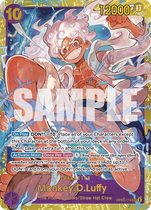 Image for Monkey.D.Luffy (OP05-119) (Reprint) (OP05-119) - One Piece Card Game