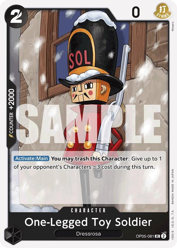 Image for One-Legged Toy Soldier (Reprint) (OP05-081) - One Piece Card Game