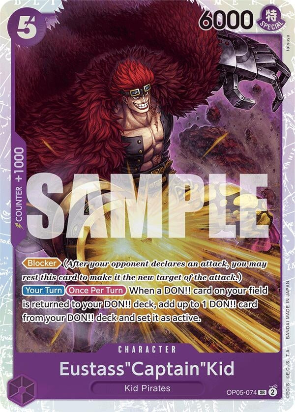 Image for Eustass"Captain"Kid (Reprint) (OP05-074) - One Piece Card Game