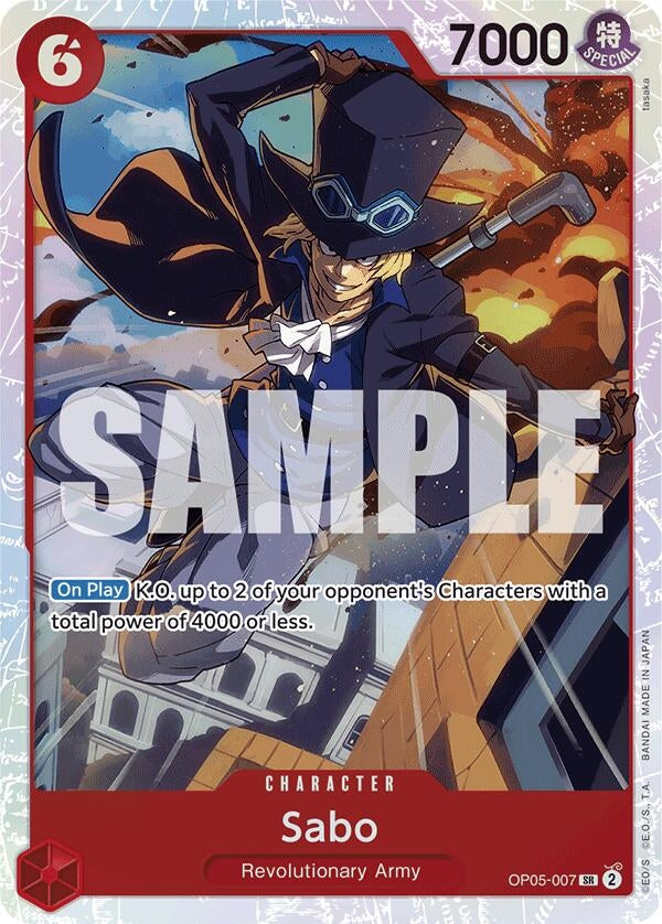 Image for Sabo (OP05-007) (Reprint) (OP05-007) - One Piece Card Game