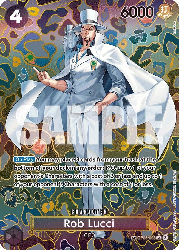 Image for Rob Lucci (SP) (OP05-093) (OP09) - One Piece Card Game