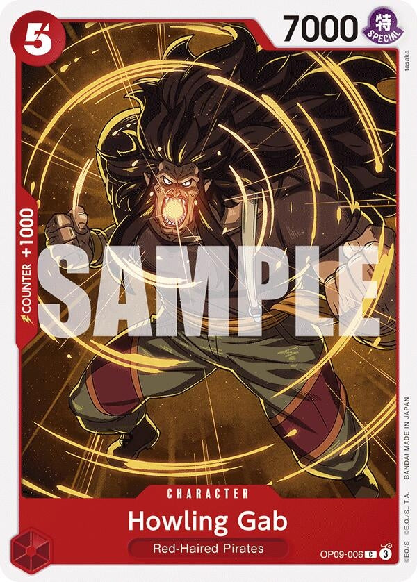 Image for Howling Gab (OP09-006) - One Piece Card Game