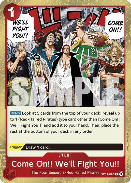 Image for Come On!! We'll Fight You!! (OP09-020) - One Piece Card Game