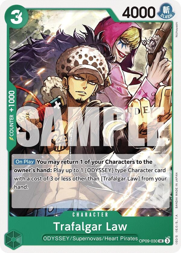 Image for Trafalgar Law (OP09-030) - One Piece Card Game
