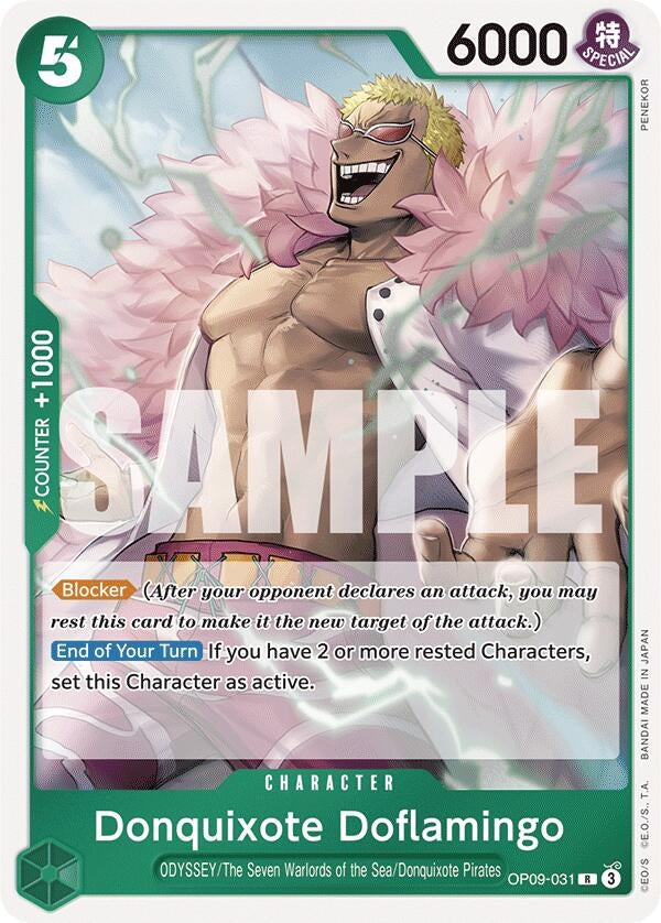 Image for Donquixote Doflamingo (OP09-031) - One Piece Card Game
