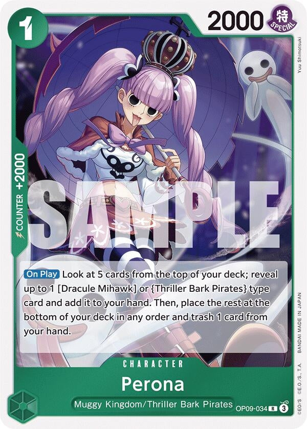Image for Perona (OP09-034) - One Piece Card Game