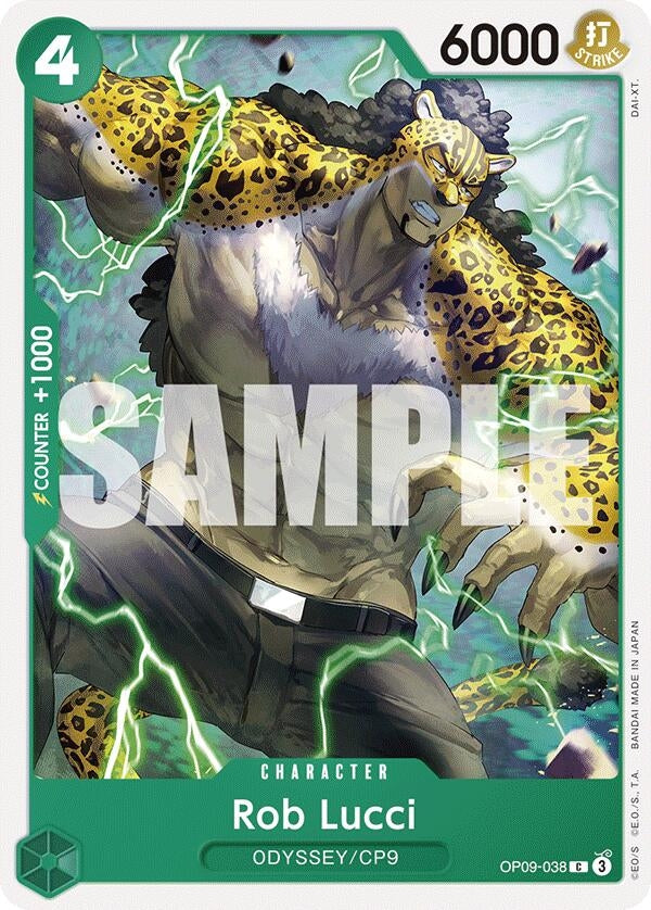 Image for Rob Lucci (038) (OP09-038) - One Piece Card Game