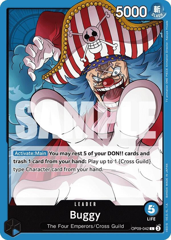 Image for Buggy (042) (OP09-042) - One Piece Card Game