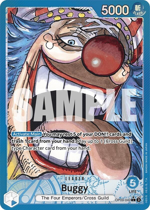 Image for Buggy (042) (Parallel) (OP09-042) (OP09) - One Piece Card Game