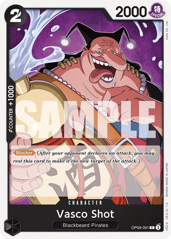 Image for Vasco Shot (OP09-091) - One Piece Card Game