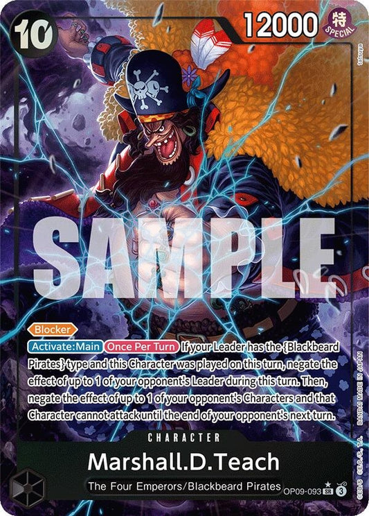 Image for Marshall.D.Teach (093) (Alternate Art) (OP09-093) - One Piece Card Game
