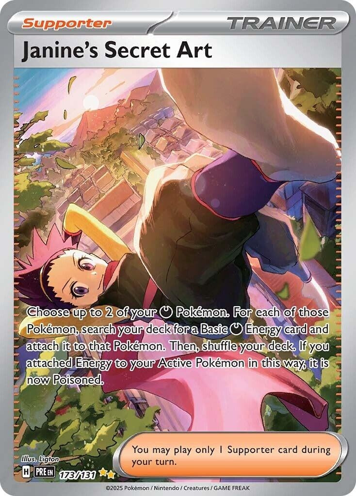 Image for Janine's Secret Art (173/131) (PRE) - Pokemon