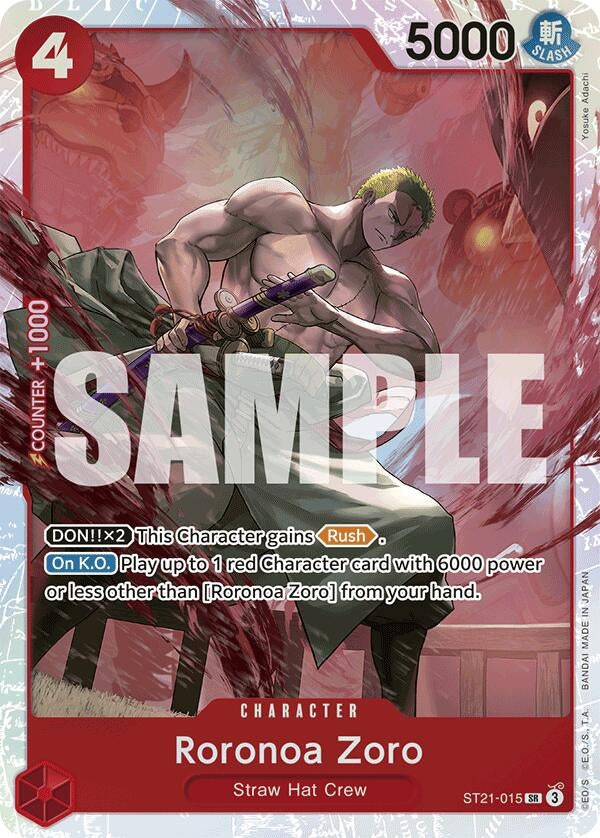 Image for Roronoa Zoro (ST21-015) - One Piece Card Game