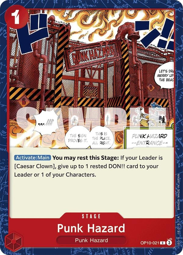 Image for Punk Hazard (OP10-021) - One Piece Card Game