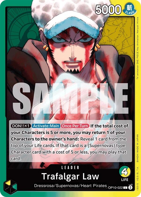 Image for Trafalgar Law (022) (OP10-022) - One Piece Card Game