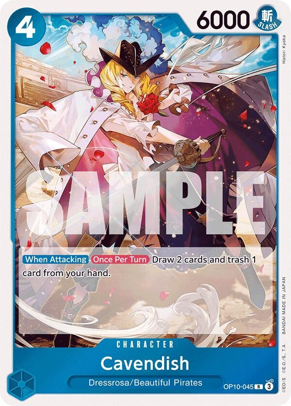 Image for Cavendish (045) (OP10-045) - One Piece Card Game