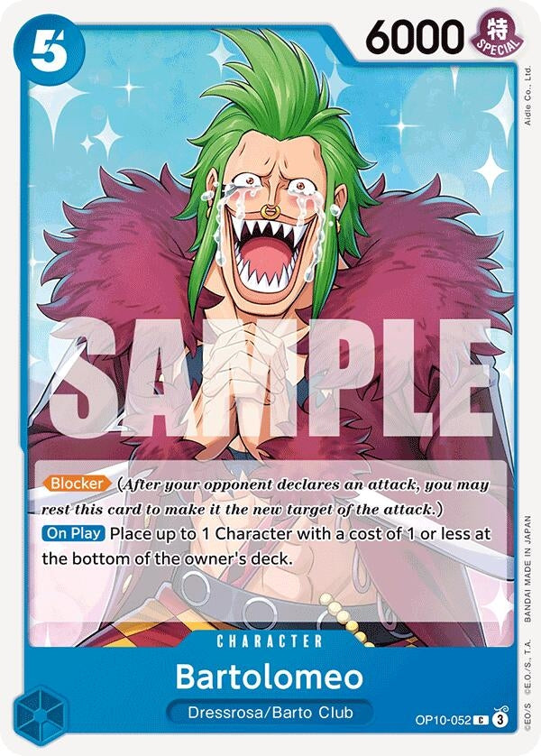 Image for Bartolomeo (OP10-052) - One Piece Card Game