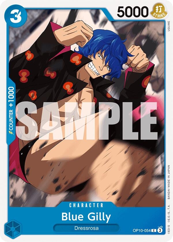 Image for Blue Gilly (OP10-054) - One Piece Card Game