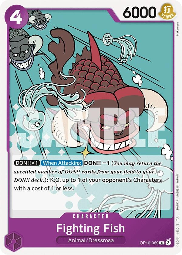 Image for Fighting Fish (OP10-069) - One Piece Card Game