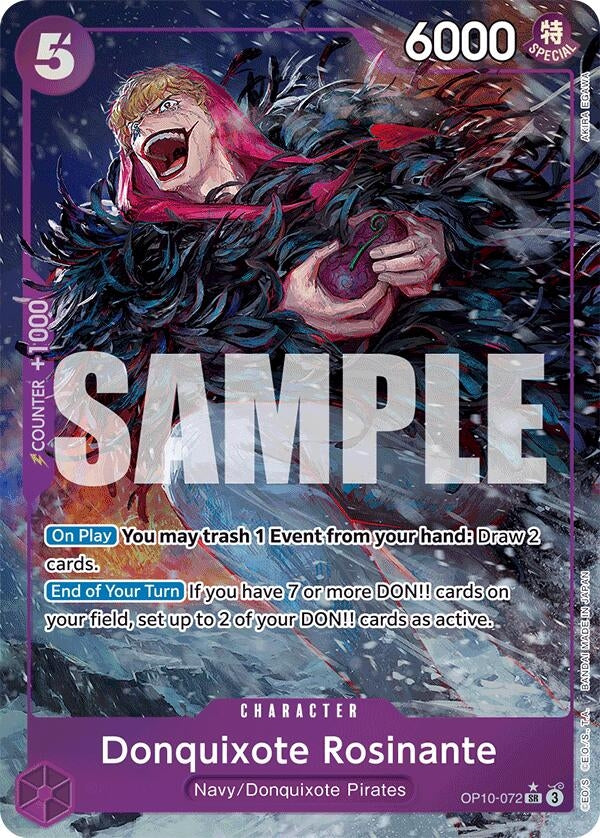 Image for Donquixote Rosinante (Parallel) (OP10-072) - One Piece Card Game