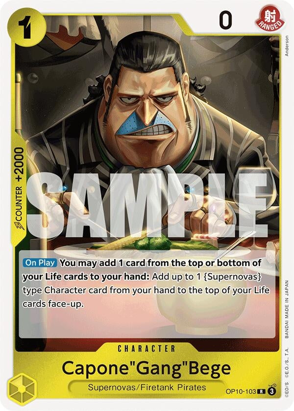 Image for Capone"Gang"Bege (OP10-103) - One Piece Card Game