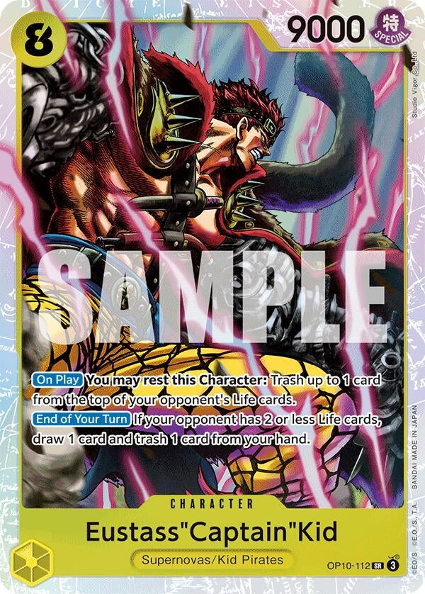 Image for Eustass"Captain"Kid (112) (OP10-112) - One Piece Card Game