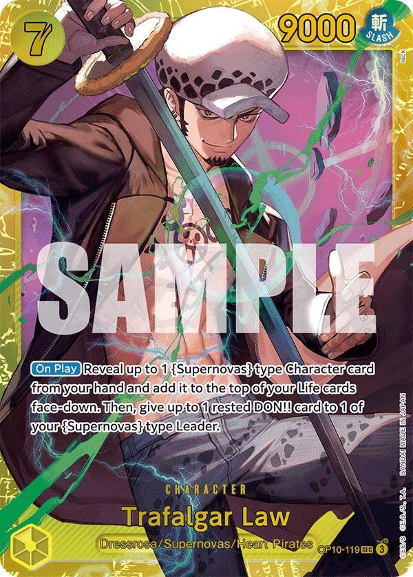 Image for Trafalgar Law (119) (OP10-119) - One Piece Card Game