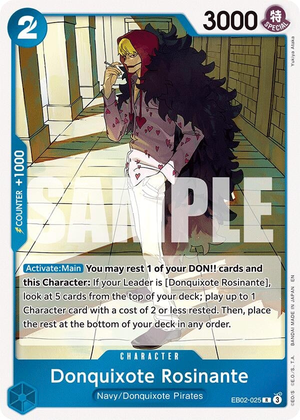Image for Donquixote Rosinante (EB02-025) - One Piece Card Game
