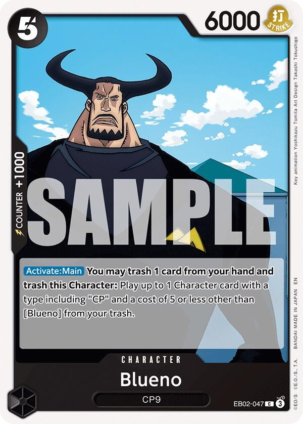 Image for Blueno (EB02-047) - One Piece Card Game