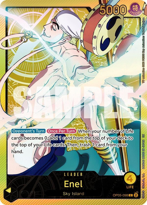 Image for Enel (SP) (OP05-098) - One Piece Card Game