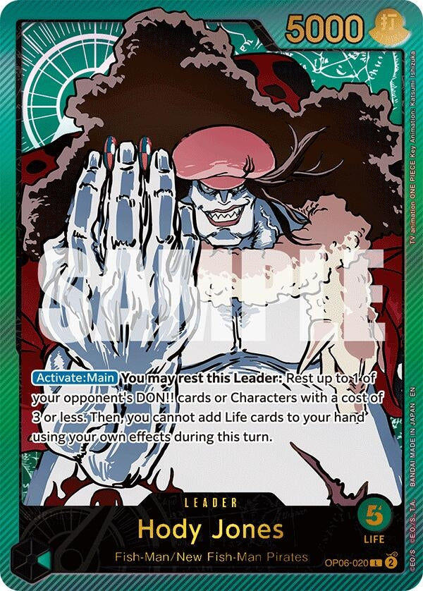 Image for Hody Jones (SP) (OP06-020) - One Piece Card Game