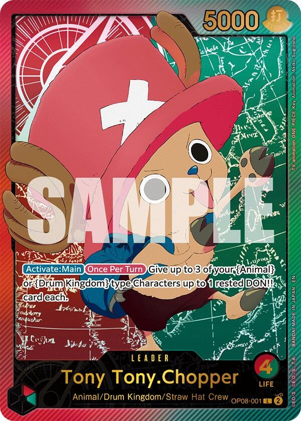 Image for Tony Tony.Chopper (SP) (OP08-001) - One Piece Card Game
