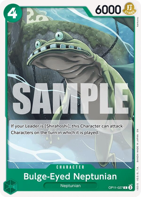 Image for Bulge-Eyed Neptunian (OP11-027) - One Piece Card Game