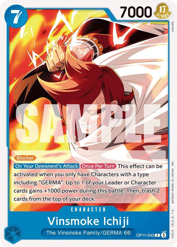 Image for Vinsmoke Ichiji (OP11-043) - One Piece Card Game