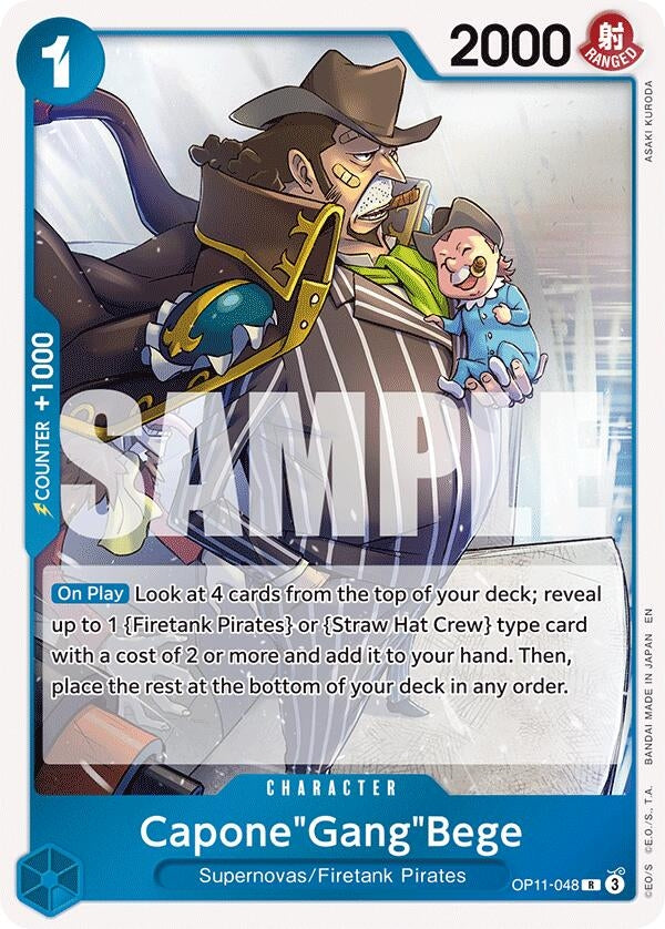 Image for Capone"Gang"Bege (048) (OP11-048) - One Piece Card Game