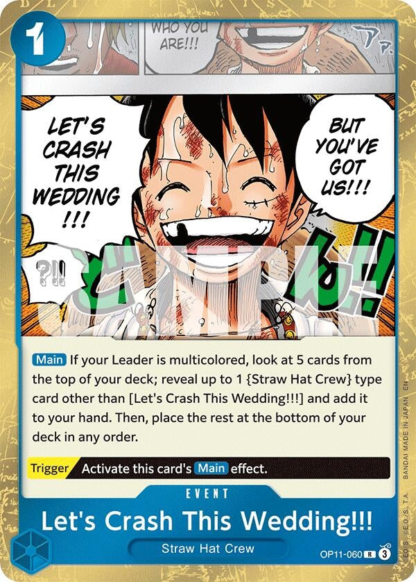Image for Let's Crash This Wedding!!! (OP11-060) - One Piece Card Game