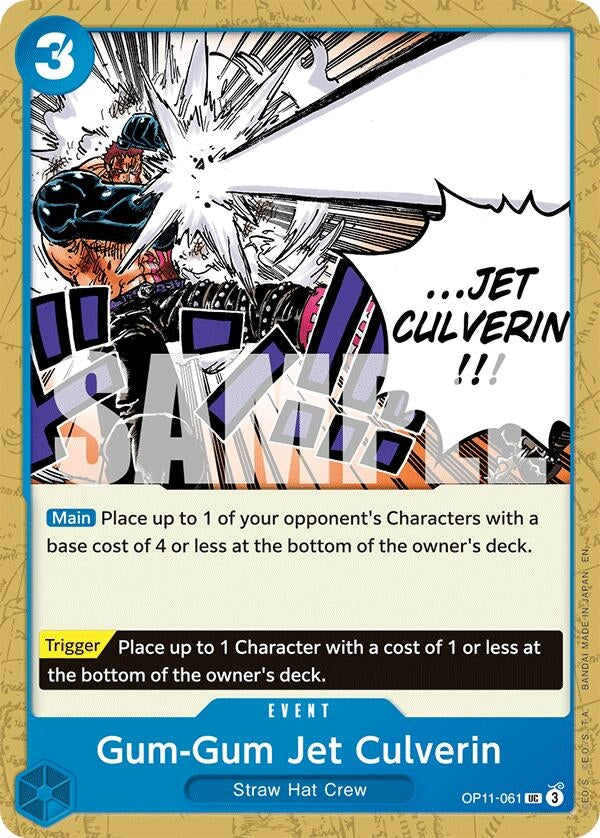 Image for Gum-Gum Jet Culverin (OP11-061) - One Piece Card Game