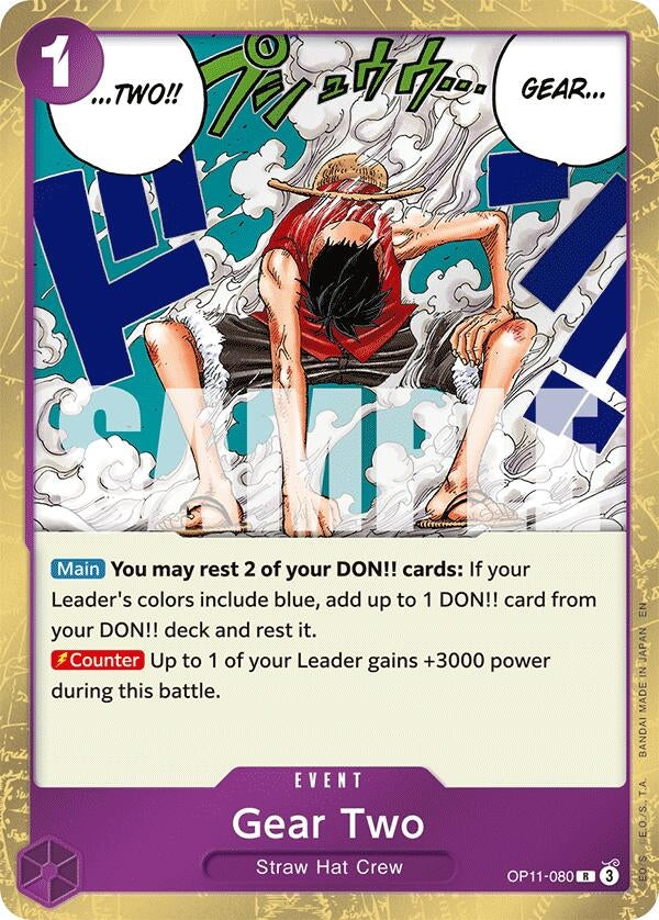 Image for Gear Two (OP11-080) - One Piece Card Game
