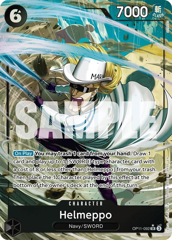 Image for Helmeppo (Alternate Art) (OP11-092) - One Piece Card Game