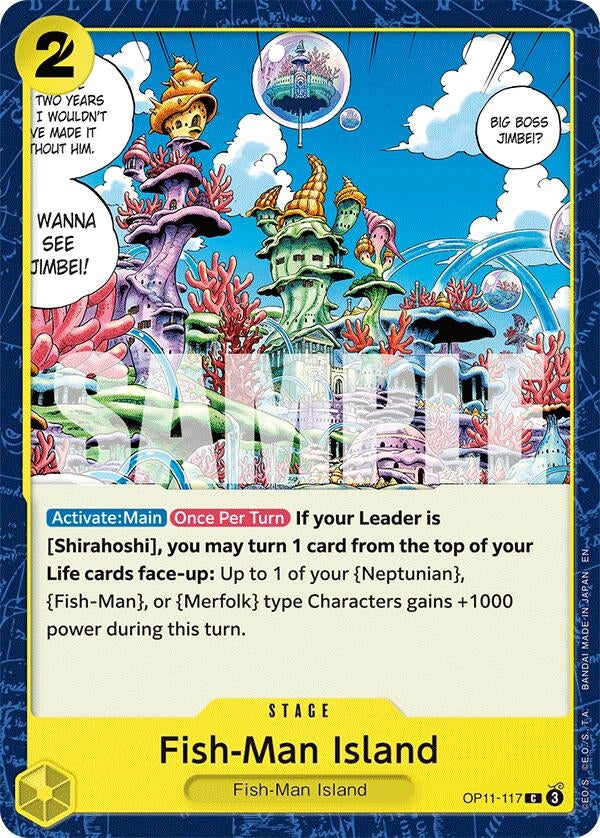 Image for Fish-Man Island (OP11-117) - One Piece Card Game