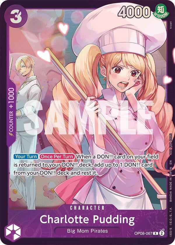 Image for Charlotte Pudding (Store Treasure Cup 2025) (OP08-067) - One Piece Card Game