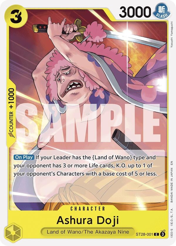 Image for Ashura Doji (ST28-001) (ST-28) - One Piece Card Game
