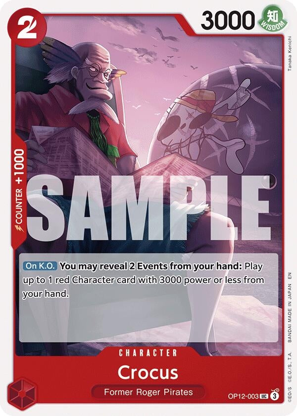 Image for Crocus (OP12-003) - One Piece Card Game