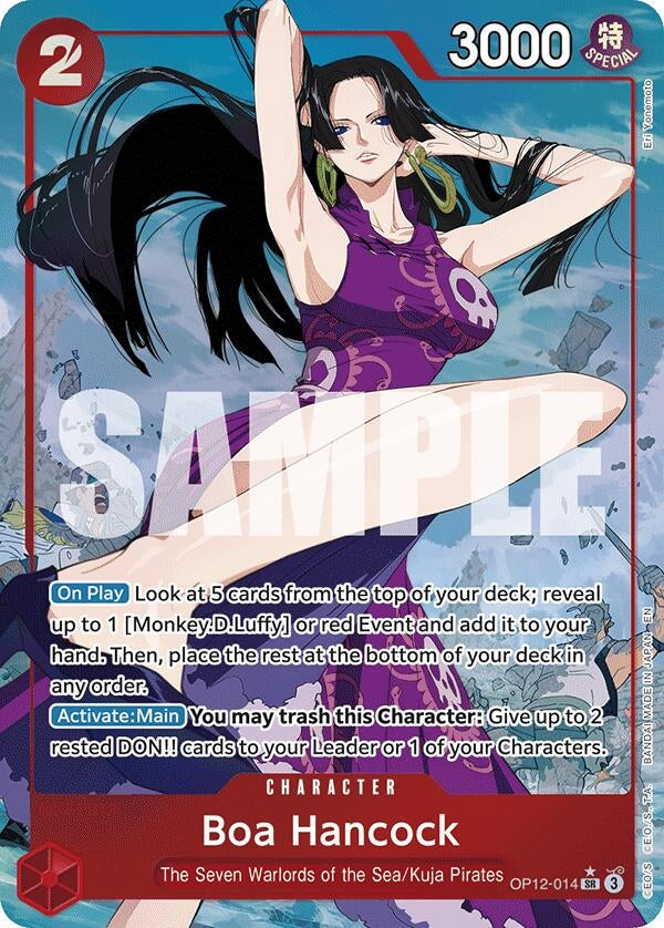 Image for Boa Hancock (Alternate Art) (OP12-014) - One Piece Card Game