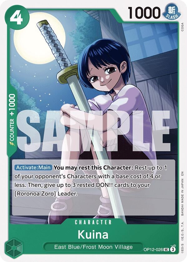 Image for Kuina (OP12-026) - One Piece Card Game